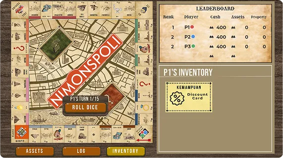 Screenshot of Nimonspoli